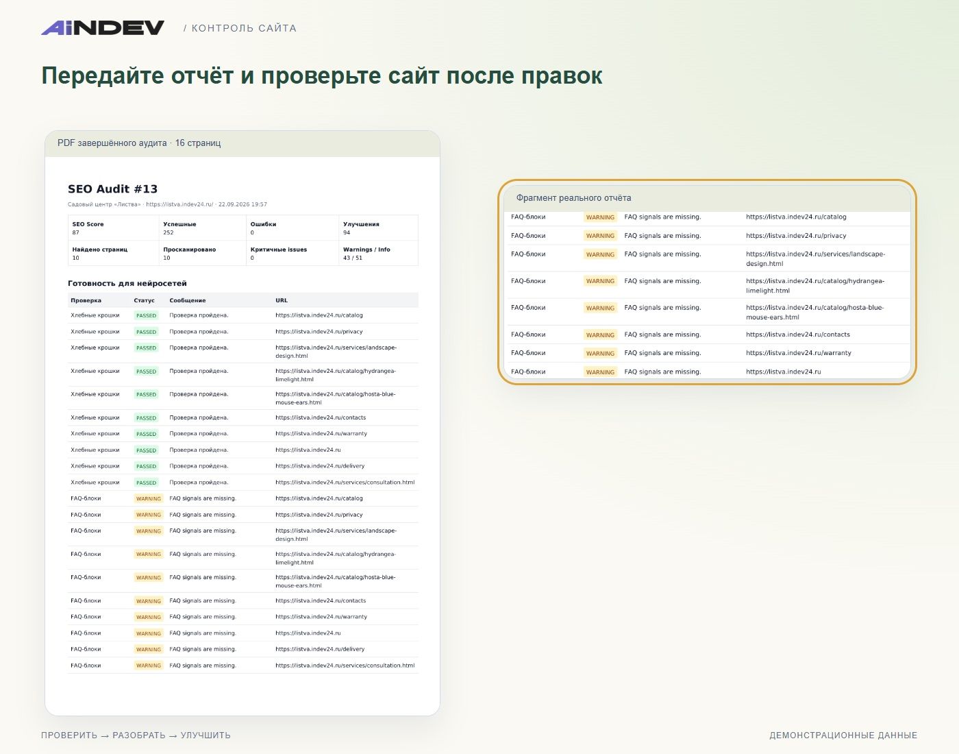 PDF из завершённого технического аудита